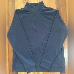 Fresh Clean Threads Long Sleeve Quarter Zip Pullover Large Lightweight Sweater